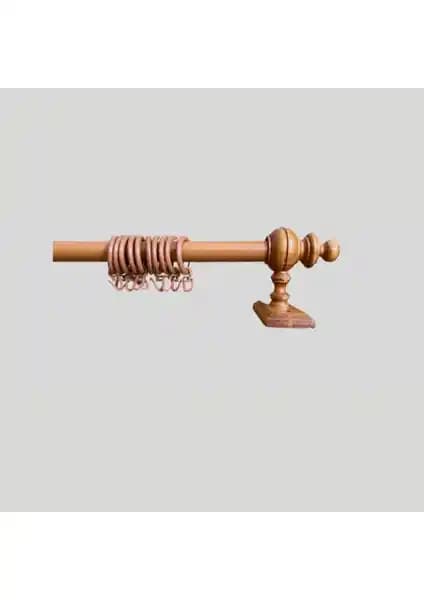 Orlenda Meşe Raysız Rustik 100CM Dayanıklı ve Estetik Perde Çözümü