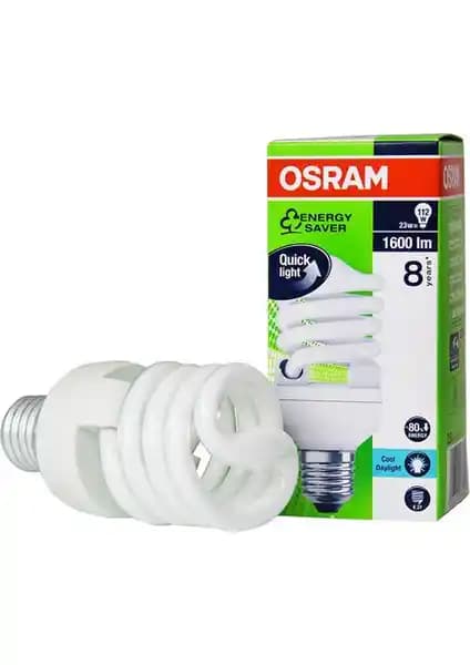 Osram 23 W E27 Tasarruf Ampulü Beyaz Işık Kalitesi ve Enerji Tasarrufu Sağlar