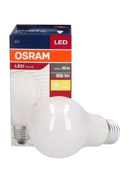 Osram 8,5W 2700K Sarı Işık E27 LED Ampulü İç Mekanlar İçin Enerji Verimli Çözüm