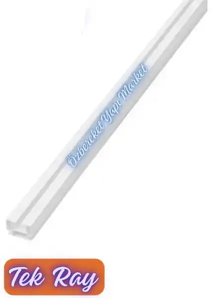 Özbereket Yapı Market Tekli Korniş 1 Raylı Perde Rayı Pratik ve Dayanıklı Perde Çözümü