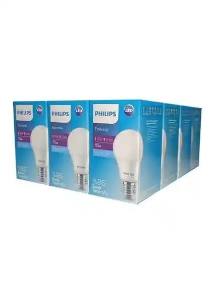 Philips 8W Beyaz Renk LED Ampul 12'li Paket Modern ve Ekonomik Aydınlatma Çözümü