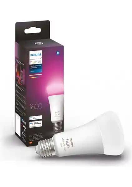 Philips Hue Akıllı Renkli Ampul A67 1600 Lümen E27 Güç Ayarlı Modern Aydınlatma