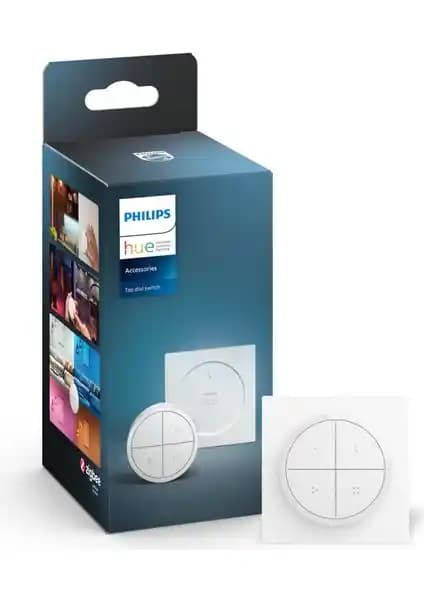 Philips Hue Tap Anahtar Düğmesi Beyaz Modern ve Enerji Tasarruflu Aydınlatma Kontrol Cihazı