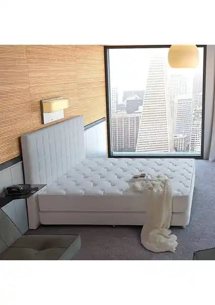Puffy JOYFUL 300 DHT Yaylı Seri Yatak: Estetik ve Konfor Sunan Modern Çift Taraflı Yatak