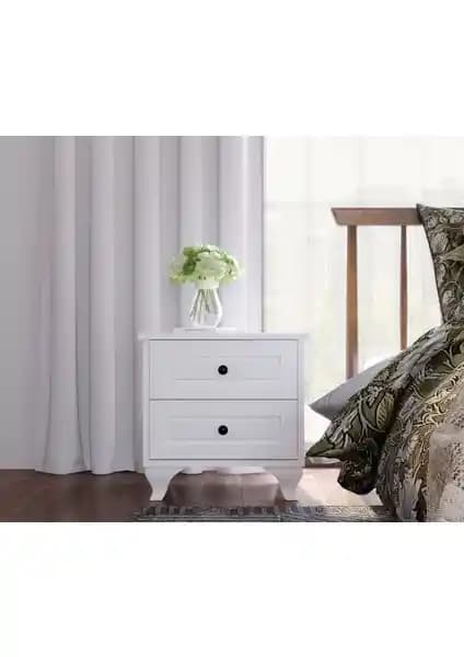 Rabi Mobilya Beyza Country Komodin: Estetik ve Dayanıklı Modern Mobilya Parçası