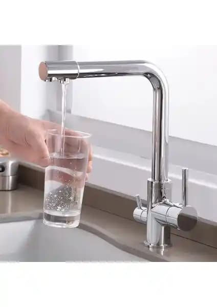 Rena Design Krom Arıtmalı Mutfak Eviye Bataryası: Modern ve Fonksiyonel Tasarım Çözümü