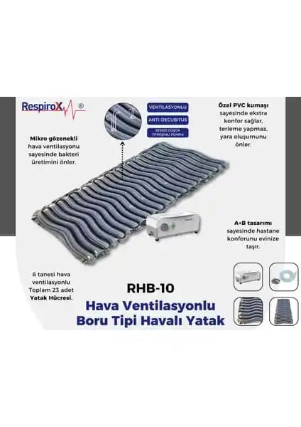 Respirox Hava Ventilasyonlu Boru Tipi Havalı Yatak Sağlık ve Konfor İçin Modern Çözüm