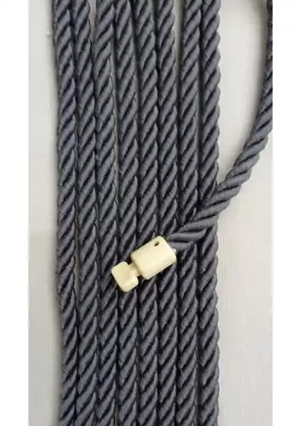 Ser Art Fon Perde Tavan Bağlama Halatı Antrasit Renkli Modern Dekorasyon Aksesuarı