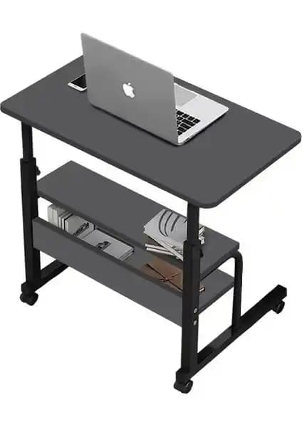 Servetavcı Yükseklik Ayarlı Çift Raflı Laptop Sehpası ve Çalışma Masası: Modern ve Ergonomik Tasarım