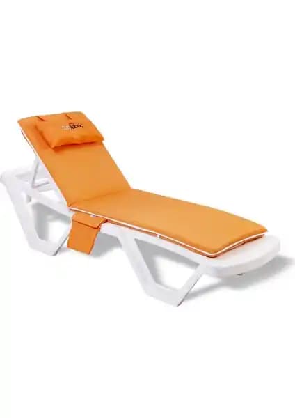 Sunfabric Şezlong Minderi Portakal: Dayanıklı ve Konforlu Dış ve İç Mekan Kullanımı İçin
