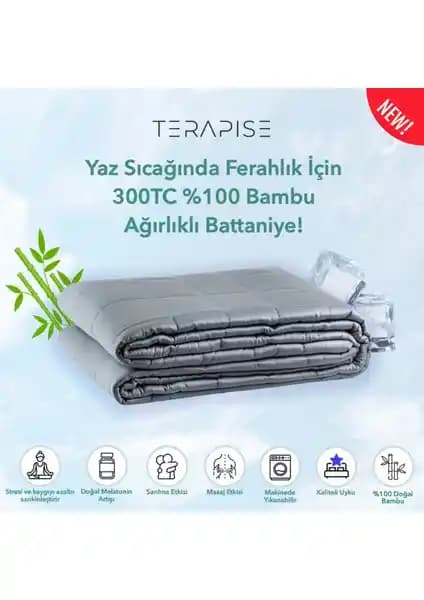 Terapise % 100 Bambu Ağırlıklı Yorgan ve Battaniye Doğal Konfor ve Sağlıklı Uyku İçin