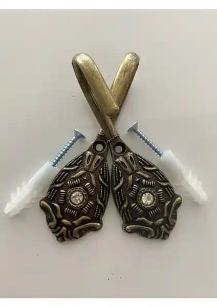 Tül Evi fon perde bağlama demiri askı aparatı modern ve vintage tarzlara uygun dayanıklı tasarımıyla öne çıkar