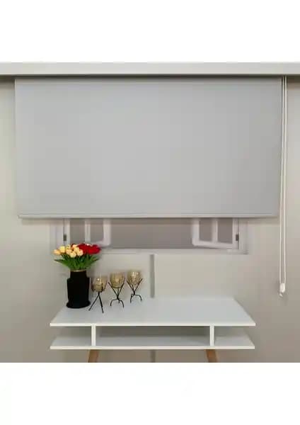 Volper Mekanik Gri Stor Perde Modern Tasarım ve Dayanıklı Malzeme ile Estetik Çözüm