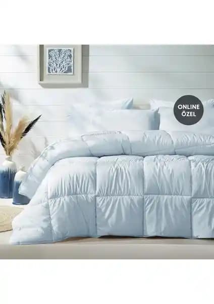 Yataş Bedding Macaron Tek Kişilik Yorgan ve Yastık Seti ile Yatak Odalarınıza Şıklık ve Konfor Katın