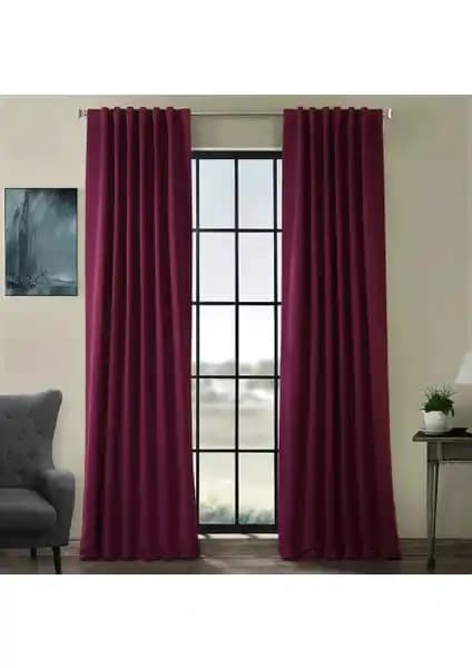 Zişan Mefruşat Bordo Renk Blackout Güneş Geçirmez Karartma Perde Özellikleri ve Kullanım Avantajları