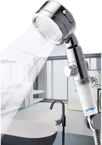 10 Numara Yüksek Basınçlı Filtreli 3 Fonksiyonlu Tuşlu Durdurma Düğmeli Duş Başlığı Özellikleri ve Kullanıcı Yorumları