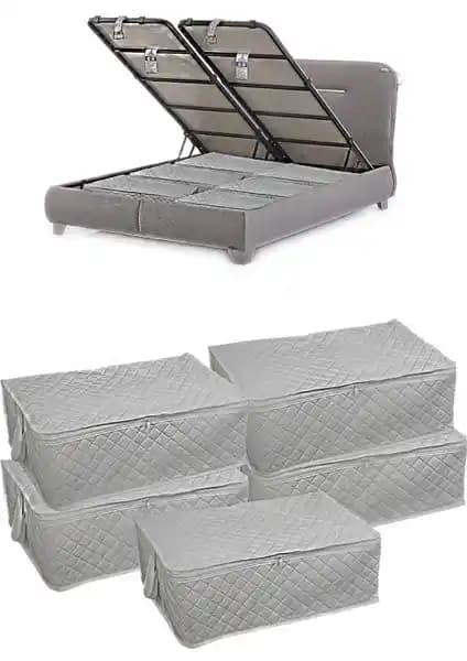 Adarya 5 Adet Baza Altı Hurç Seti ile Evinizde Pratik ve Şık Düzen Çözümü