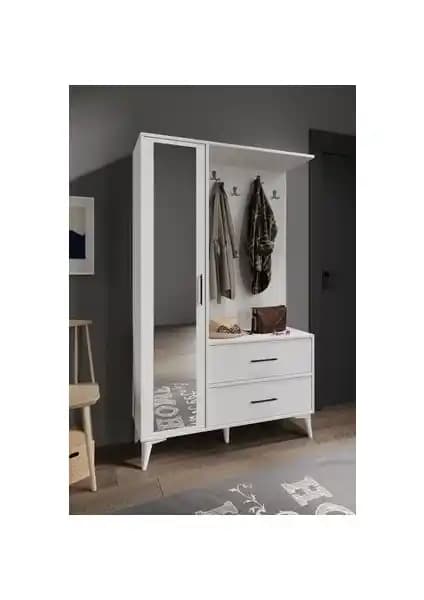 Afilli Aynalı Oslo Portmanto Vestiyer: Dayanıklı ve Şık Giriş Dekorasyonu İçin Ideal Çözüm