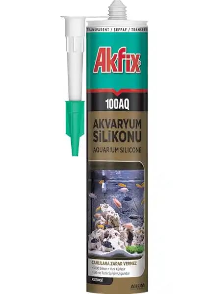 Akfix 100AQ Akvaryum Silikonu: Güçlü ve Güvenilir Cam ve Metal Yapıştırıcı