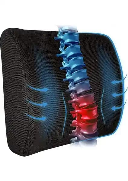 Akselife Visco Ortopedik Bel Sırt Minderi: Ergonomik ve Konforlu Oturma Çözümü