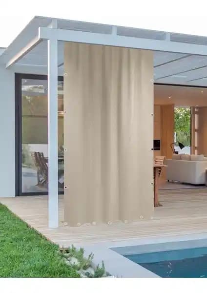 Altın Pamuk Balkon Perdesi: Şık Tasarım ve Dayanıklı Malzeme ile Koruma Sağlar