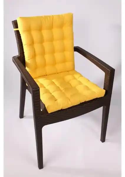 Altın Pamuk Lux Pofidik Rattan Lotus Sandalye Minderi: Yüksek Konfor ve Estetik Tasarım