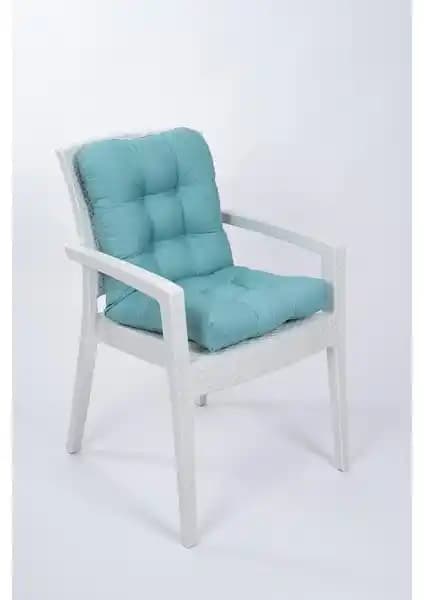 Altınpamuk Candy Mint Pofidik Arkalıklı Sandalye Minderi Konfor ve Estetik İçin İdeal Tercih