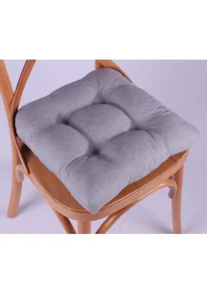 Altınpamuk Lina Gri Pofidik Sandalye Minderi: Konfor ve Estetiğin Buluşması