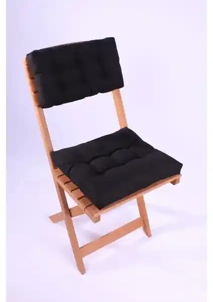 Altınpamuk Lüx Bistro Ahşap ve Bahçe Sandalye Minderi Seti Şık ve Konforlu Tasarım