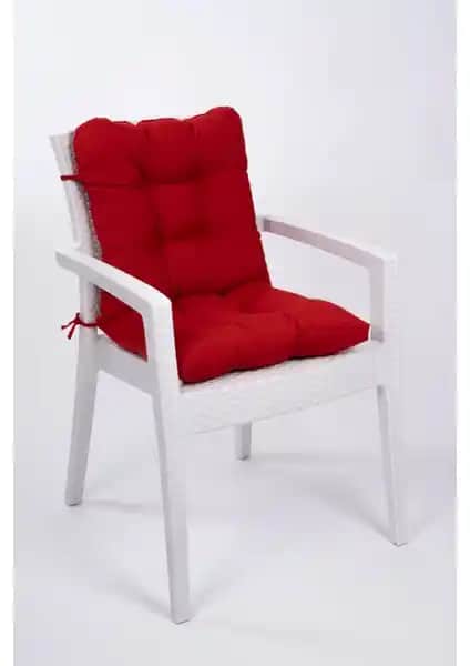 Altınpamuk Neva Kırmızı Pofidik Sandalye Minderi: Şıklık ve Konfor Sunan Dayanıklı Tasarım