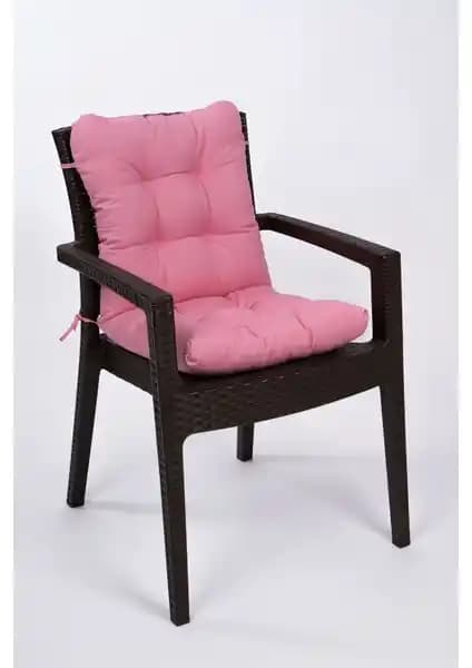 Altınpamuk Neva Pembe Pofidik Sandalye Minderi: Estetik ve Konfor Sunan Dayanıklı Tasarım