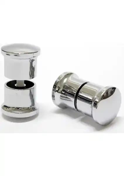 Alucorex İki Kapılık Duşakabin Kulpu Krom Kaplama Estetik ve Dayanıklılık Sağlar