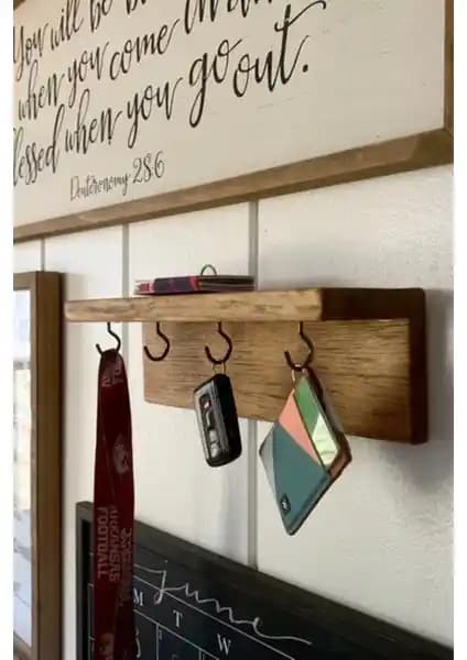 Alyones Giriş Yolu Düzenleyici: Ahşap Şıklık ve Fonksiyonellik Bir Arada