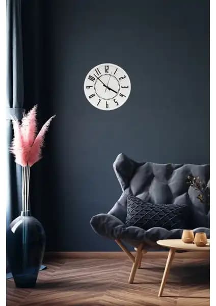 Apricity Renkli Beton Duvar Saati: Modern ve Dayanıklı Dekoratif Tasarım