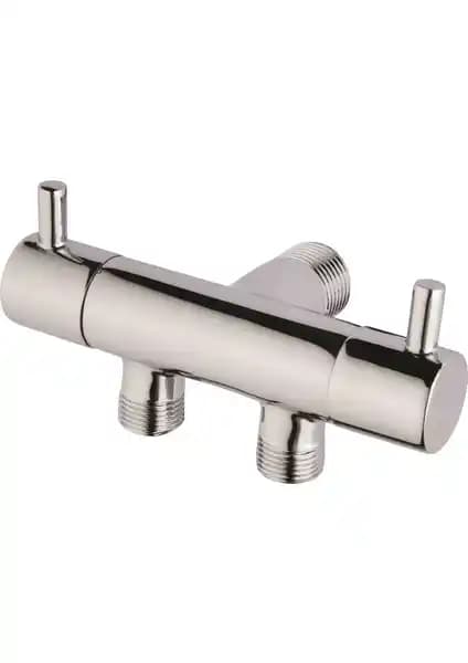 Aquamix Asur Çiftli Taharet Musluğu Şıklık ve Dayanıklılık Sunan Modern Tasarım