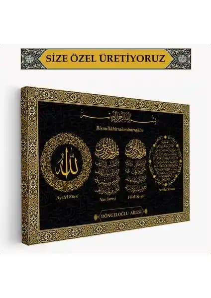 Arkeot İslami Kanvas Duvar Tablosu: Estetik ve Maneviyatı Yansıtan Dekorasyon Ürünü