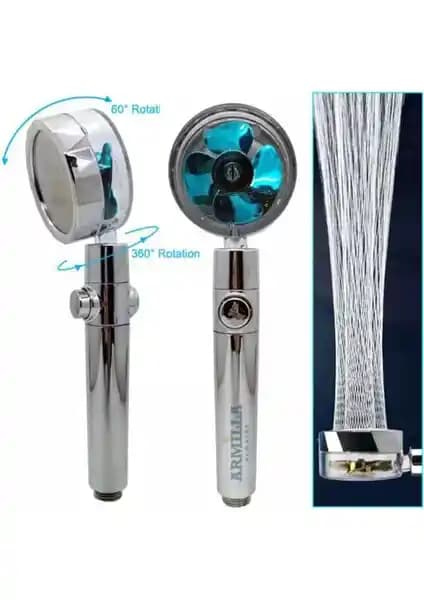 Armilla Armatür Turbo Duş Başlığı: Yüksek Basınç ve Tasarruflu Banyo Deneyimi Sağlar