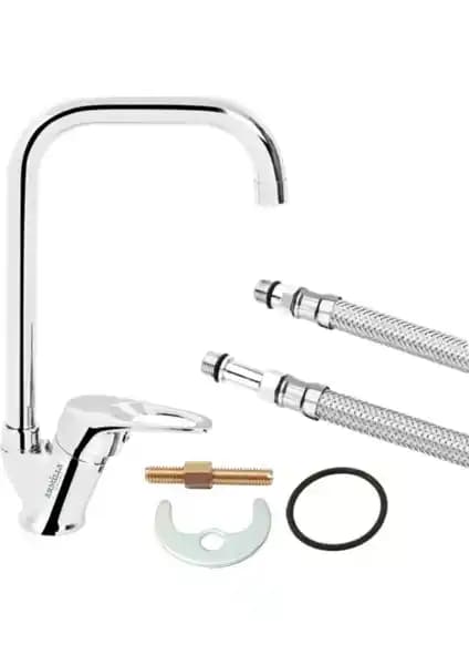 Armilla Köşe Borulu Çift Su Girişli Mutfak Bataryası ve Özellikleri