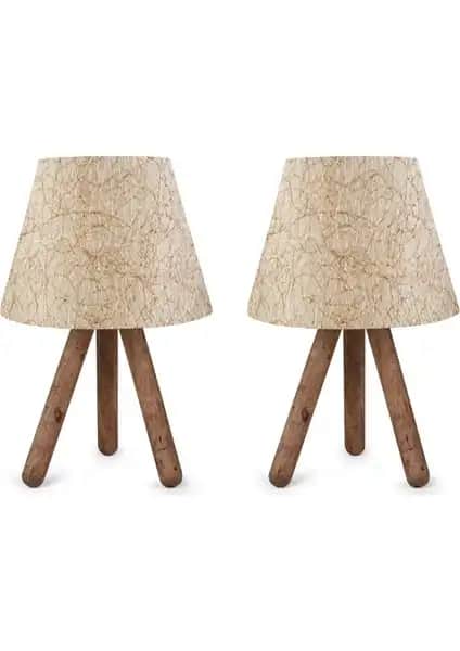 Art&Gift North Home Ahşap Ayaklı Abajur: Estetik ve Fonksiyonellik Sunan Modern Aydınlatma Çözümü