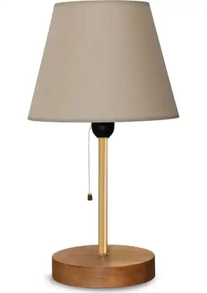 Art&Gift North Home Ahşap Ayaklı Abajur: Modern ve Şık Dekorasyon Çözümü