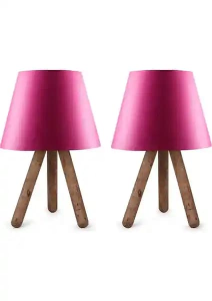 Art&Gift North Home Ahşap Ayaklı Abajur Modern ve Şık İç Mekan Aydınlatma Seçeneği