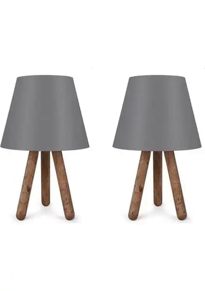 Art&Gift North Home Ahşap Ayaklı Abajur: Şık ve Fonksiyonel İç Mekan Aydınlatma Çözümü