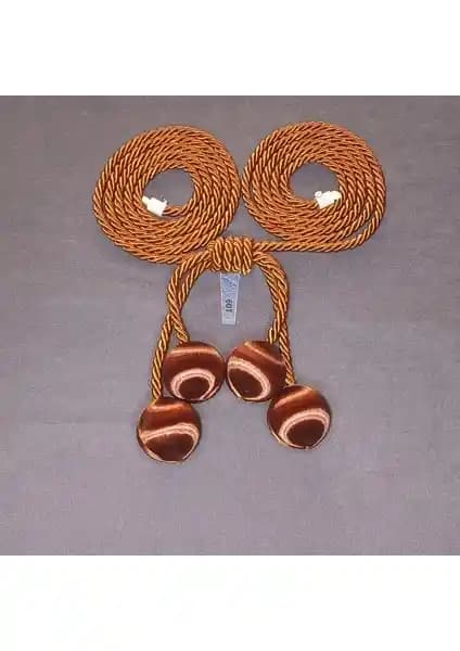 ArtAmor 4 Toplu İpek Ip Sarım Fon Tül Kruvaze Perde Tavan Bağlama Aksesuarı