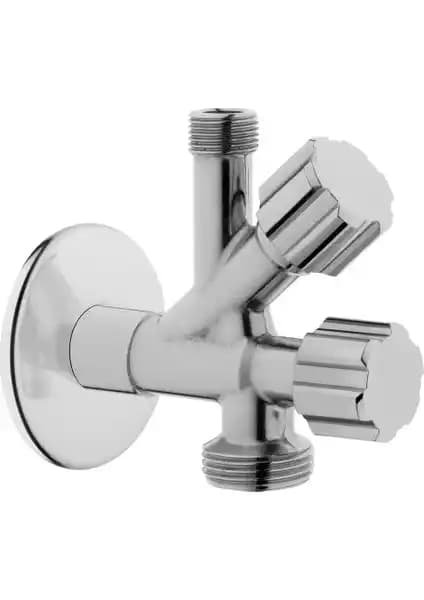 Artema A45245 Çift Çıkışlı Krom Ara Musluk Modern ve Dayanıklı Tasarım