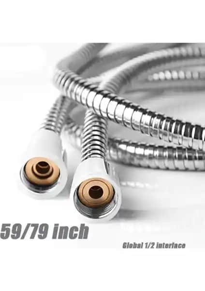 Arvenis Yüksek Kalite Premium Örgülü 360 Derece Esnek Parlak Duş Hortumu Özellikleri