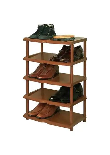 Atadan 5 Katlı Plastik Ayakkabılık Geniş Depolama ve Şık Tasarım Özellikleri