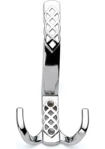 Ayder R 3315 Kristal Portmanto Askı Krom Kaplamasıyla Şıklık ve Dayanıklılığı Bir Arada Sunar