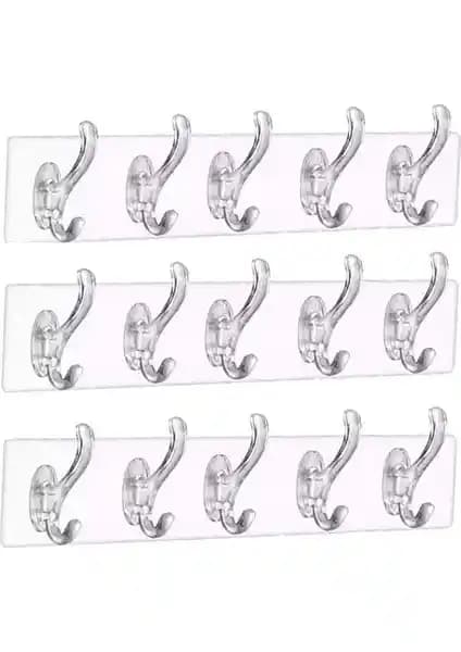 Baysa 3'lü Şeffaf Askılık ile Modern ve Çok Yönlü Düzen Çözümü