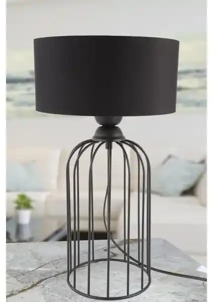 Begüsa Tema Siyah Masa Lambası Modern Tasarım ve Dayanıklı İç Mekan Aydınlatması