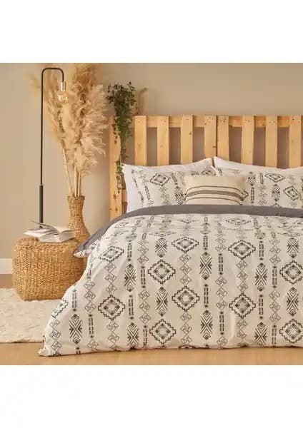 Bella Maison %100 Pamuk Ranforce Blake King Size Nevresim Seti Sağlıklı ve Şık Yatak Odası Dekorasyonu